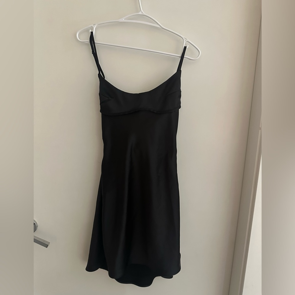 Zara- satin mini dress